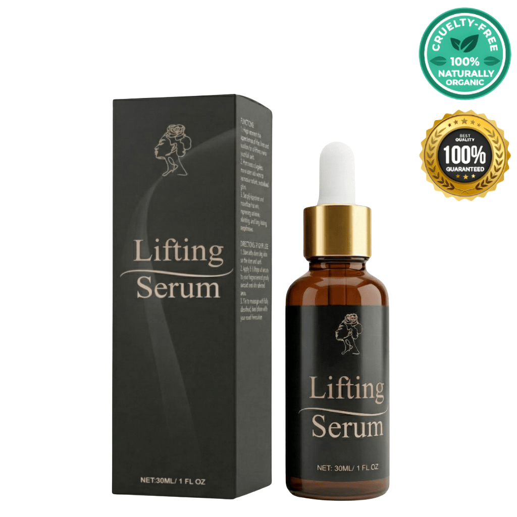 Lifting Oil in a sleek bottle with a dropper, designed for visibly lifted and firmer skin.
