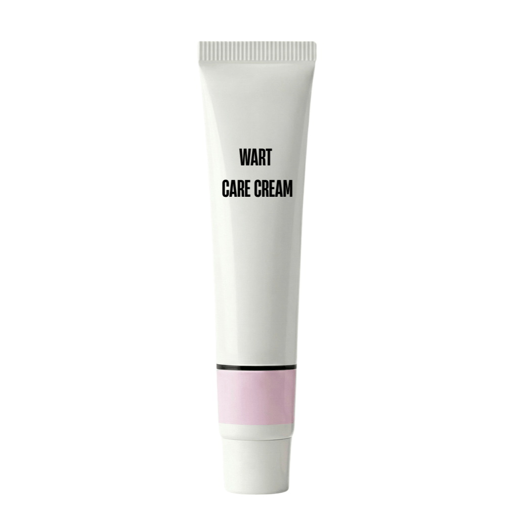 WART CARE CREAM tube designed for targeted skin care and improving uneven skin texture.