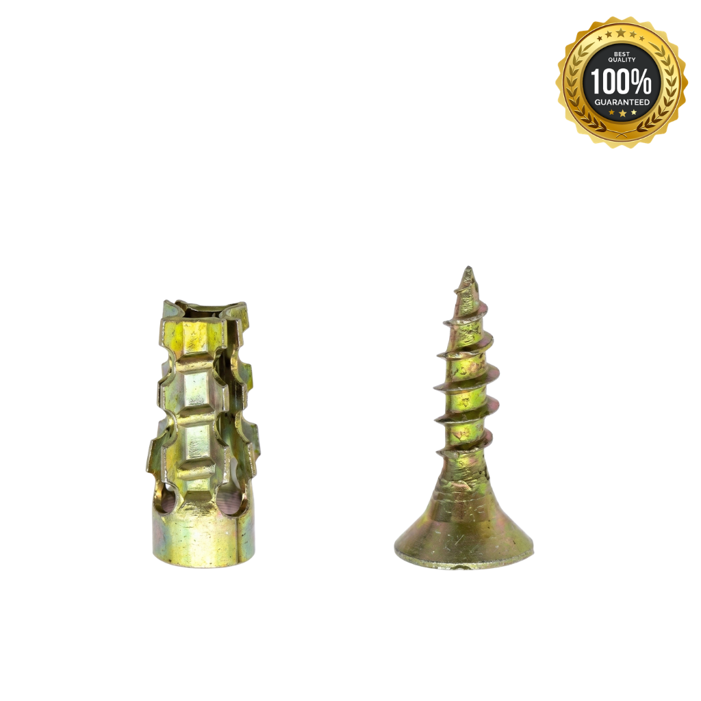 Durable Hinge Repair Screw & Expansion Anchor (50 Sets)