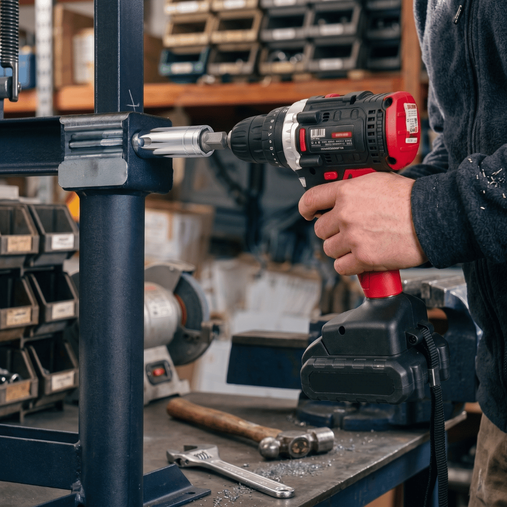 Heavy-Duty Scissor Jack Drill Adapter Set